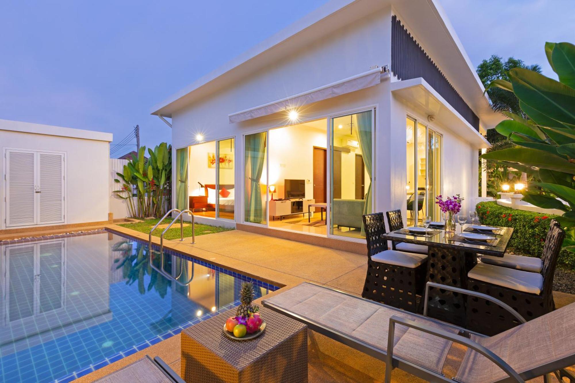 Relaxing Holidays: 2Br Private Pool Villa Greens 8, Rawai Ban Saiyuan Exterior photo